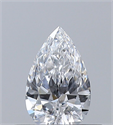 Diamante Natural 0.30 quilates, De pera , Color D, claridad VVS1 y certificado GIA