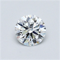 Diamante Natural 0.52 quilates, Redondo , Color D, claridad VS2 y certificado GIA
