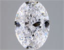 Natural Diamond 2.01 Carats, Oval with  Cut, D Color, VS2 Clarity and Certified by GIA