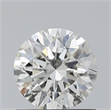Natural Diamond 0.80 Carats, Round with Excellent Cut, I Color, SI2 Clarity and Certified by GIA