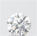 Lab Grown Diamond 1.06 Carats, Round with Ideal Cut, E Color, VS2 Clarity and Certified by IGI