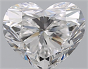 Natural Diamond 1.51 Carats, Heart with  Cut, D Color, VS1 Clarity and Certified by GIA