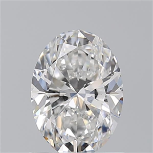 Foto Diamante Natural 1.01 quilates, Ovalado , Color E, claridad SI1 y certificado GIA de