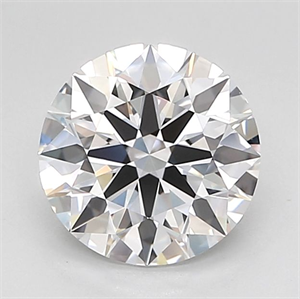 Picture of Lab Grown Diamond 2.70 Carats, Round with Ideal Cut, D Color, IF Clarity and Certified by IGI
