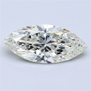 Picture of Natural Diamond 2.51 Carats, Marquise with  Cut, K Color, SI1 Clarity and Certified by GIA