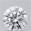 Lab Grown Diamond 1.54 Carats, Round with Ideal Cut, D Color, VS1 Clarity and Certified by IGI