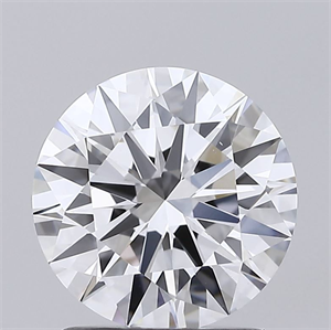Picture of Lab Grown Diamond 1.54 Carats, Round with Ideal Cut, D Color, VS1 Clarity and Certified by IGI