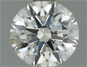 Natural Diamond 0.70 Carats, Round with Excellent Cut, K Color, VVS1 Clarity and Certified by IGI