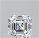 Natural Diamond 1.50 Carats, Asscher with  Cut, F Color, SI1 Clarity and Certified by GIA