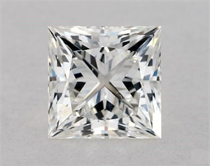 Foto Diamante Natural 1.08 quilates, Princesa , Color H, claridad SI1 y certificado GIA de