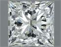 Natural Diamond 0.70 Carats, Princess with  Cut, I Color, VVS1 Clarity and Certified by IGI