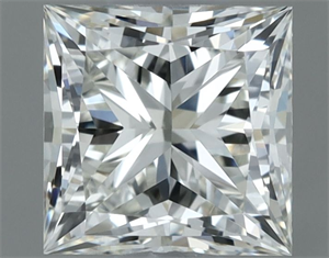 Picture of Natural Diamond 0.70 Carats, Princess with  Cut, I Color, VVS1 Clarity and Certified by IGI