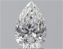 Diamante Natural 1.51 quilates, De pera , Color E, claridad VVS1 y certificado GIA