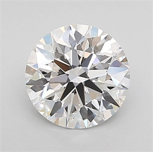 Picture of Lab Grown Diamond 1.03 Carats, Round with Ideal Cut, D Color, VVS2 Clarity and Certified by IGI