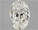Natural Diamond 1.71 Carats, Oval with  Cut, J Color, SI1 Clarity and Certified by GIA