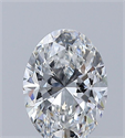 Diamante Natural 0.52 quilates, Ovalado , Color E, claridad VS2 y certificado GIA