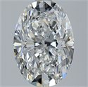 Natural Diamond 2.50 Carats, Oval with  Cut, E Color, VVS1 Clarity and Certified by GIA