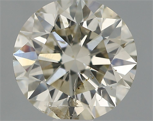 Picture of Natural Diamond 0.70 Carats, Round with Excellent Cut, L Color, SI2 Clarity and Certified by IGI
