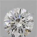 Natural Diamond 0.51 Carats, Round with Excellent Cut, H Color, SI1 Clarity and Certified by GIA