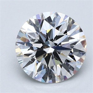 Picture of Natural Diamond 3.34 Carats, Round with Excellent Cut, E Color, VS1 Clarity and Certified by GIA