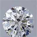 Diamante Natural 0.53 quilates, Redondo , Color F, claridad VS1 y certificado GIA
