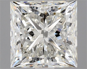Picture of Natural Diamond 2.01 Carats, Princess with  Cut, I Color, VVS2 Clarity and Certified by GIA