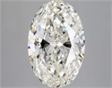 Diamante Natural 4.02 quilates, Ovalado , Color H, claridad SI2 y certificado HRD