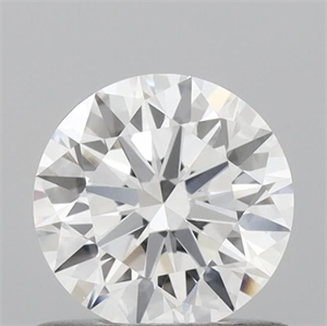 Picture of Lab Grown Diamond 0.72 Carats, Round with Very Good Cut, D Color, VS1 Clarity and Certified by IGI