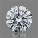 Natural Diamond 0.72 Carats, Round with Excellent Cut, G Color, VS2 Clarity and Certified by GIA
