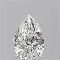 Diamante Natural 0.50 quilates, De pera , Color G, claridad VS2 y certificado GIA