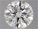 Lab Grown Diamond 1.10 Carats, Round with Excellent Cut, D Color, VS2 Clarity and Certified by GIA