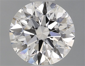Picture of Lab Grown Diamond 1.10 Carats, Round with Excellent Cut, D Color, VS2 Clarity and Certified by GIA