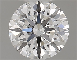 Picture of Natural Diamond 0.42 Carats, Round with Excellent Cut, D Color, VVS2 Clarity and Certified by GIA