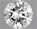 Natural Diamond 0.90 Carats, Round with Excellent Cut, H Color, VS1 Clarity and Certified by GIA