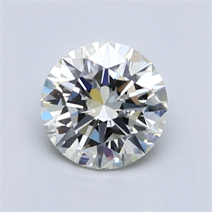 Picture of Natural Diamond 1.01 Carats, Round with Excellent Cut, L Color, VS1 Clarity and Certified by IGI