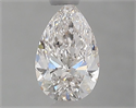Natural Diamond 0.70 Carats, Pear with  Cut, G Color, VS2 Clarity and Certified by GIA