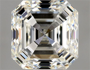 Picture of Natural Diamond 1.30 Carats, Asscher with  Cut, J Color, VVS1 Clarity and Certified by GIA