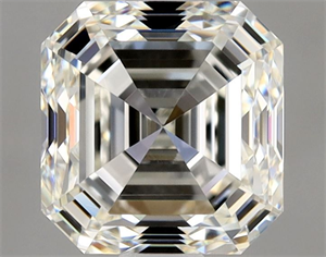 Picture of Natural Diamond 1.30 Carats, Asscher with  Cut, J Color, VVS1 Clarity and Certified by GIA