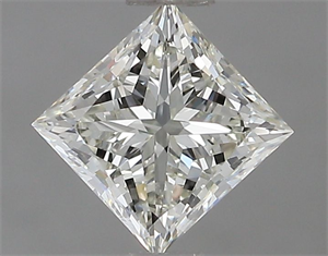 Picture of Natural Diamond 1.01 Carats, Princess with  Cut, I Color, VVS2 Clarity and Certified by IGI
