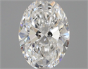 Diamante Natural 0.41 quilates, Ovalado , Color F, claridad VS2 y certificado GIA