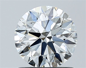 Picture of Natural Diamond 0.90 Carats, Round with Excellent Cut, I Color, VVS1 Clarity and Certified by GIA