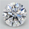 Lab Grown Diamond 1.04 Carats, Round with Ideal Cut, D Color, VVS2 Clarity and Certified by IGI