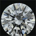 Natural Diamond 2.07 Carats, Round with Excellent Cut, E Color, VS1 Clarity and Certified by GIA