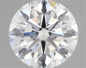 Picture of Lab Grown Diamond 1.01 Carats, Round with Ideal Cut, D Color, VVS1 Clarity and Certified by IGI