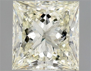 Picture of Natural Diamond 0.65 Carats, Princess with  Cut, L Color, VVS1 Clarity and Certified by GIA