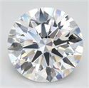 Lab Grown Diamond 4.61 Carats, Round with Excellent Cut, D Color, VVS1 Clarity and Certified by GIA