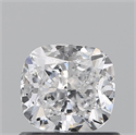 Diamante Natural 0.80 quilates, Del cojín , Color D, claridad SI2 y certificado GIA