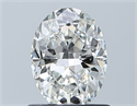 Diamante Natural 0.90 quilates, Ovalado , Color H, claridad VS2 y certificado GIA