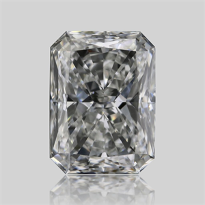 Picture of Natural Diamond 0.42 Carats, Radiant with  Cut, H Color, VVS2 Clarity and Certified by GIA