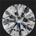 Lab Grown Diamond 2.00 Carats, Round with Very Good Cut, I Color, SI2 Clarity and Certified by GIA